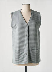 Gilet sans manche gris ELEANE pour femme seconde vue