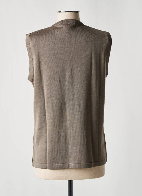 Gilet sans manche gris ELEANE pour femme