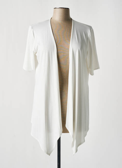 Gilet manches courtes beige OMC pour femme