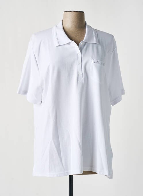 Polo blanc BRANDTEX pour femme