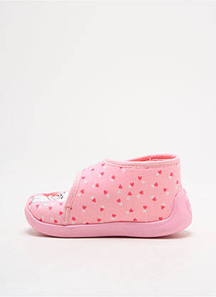 Chaussons/pantoufles  bout rond rose TOOTI fille