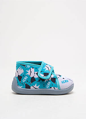 Chaussons/pantoufles  bout rond vert TOOTI garçon