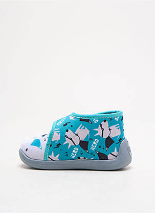 Chaussons/pantoufles  bout rond vert TOOTI garçon