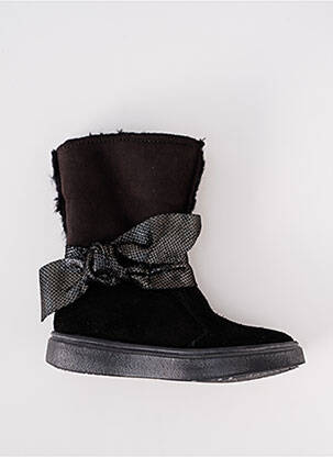 Bottines/boots fourrée bout rond noir GBB fille