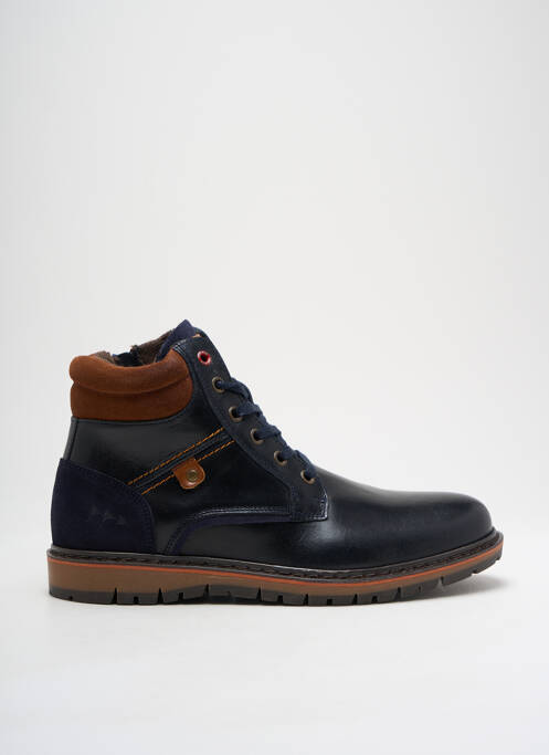 Bottines/Boots bleu COTEMER pour homme