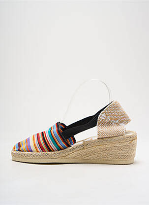 Espadrilles bout rond talon de 4 à 6cm beige CREATION CATALANE femme