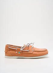 Chaussures bâteau orange HIPNESS pour homme seconde vue