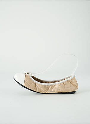 Ballerines talon plat jusqu'à 3cm beige BUTTERFLYTWISTS femme