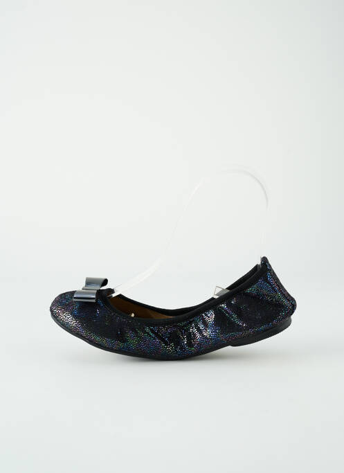 Ballerines tissage satiné talon plat jusqu'à 3cm noir BUTTERFLYTWISTS femme
