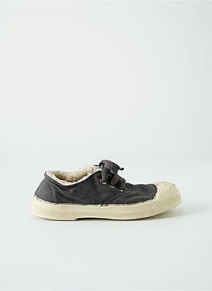 Baskets bout rond talon bas gris BENSIMON enfant