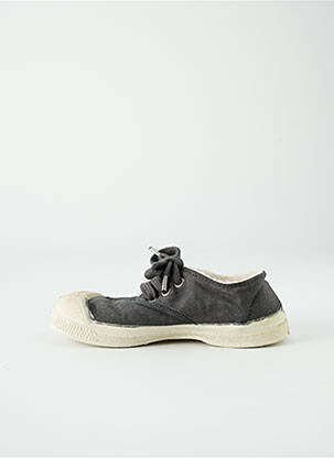 Baskets bout rond talon bas gris BENSIMON enfant