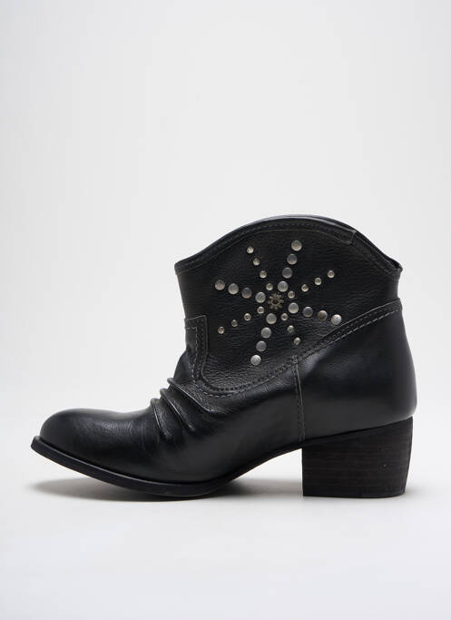 Bottines/Boots noir REPUBLYKA pour femme