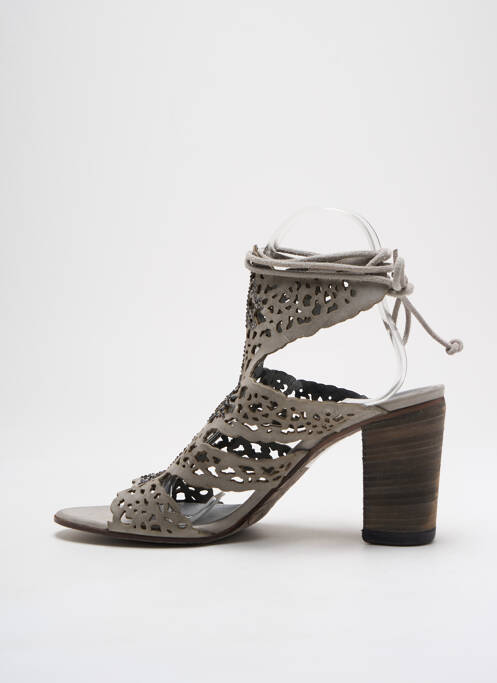 Sandales/Nu pieds gris MIMMU pour femme