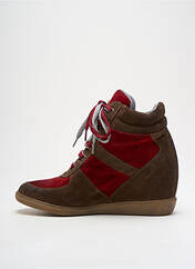 Baskets rouge MELINE pour femme seconde vue