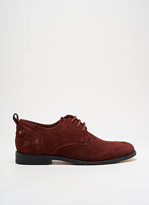 Derbies nubuck talon plat jusqu'à 3cm violet PALLADIUM femme
