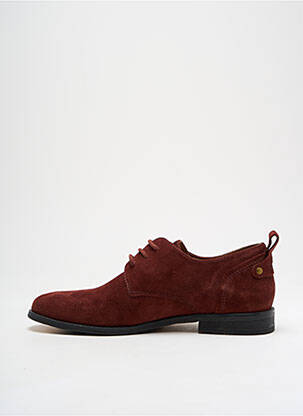Derbies nubuck talon plat jusqu'à 3cm violet PALLADIUM femme