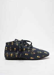 Baskets bout rond talon plat jusqu'à 3cm noir ELEVEN PARIS femme