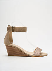 Sandales/Nu pieds beige ANDY BY SEMER pour femme seconde vue