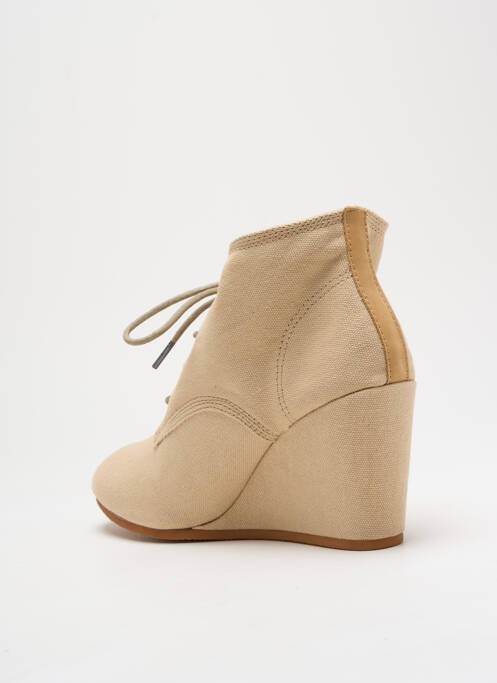 Bottines/Boots beige ELEVEN PARIS pour femme