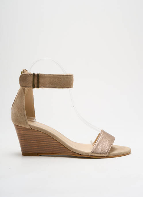 Sandales/Nu pieds beige ANDY BY SEMER pour femme