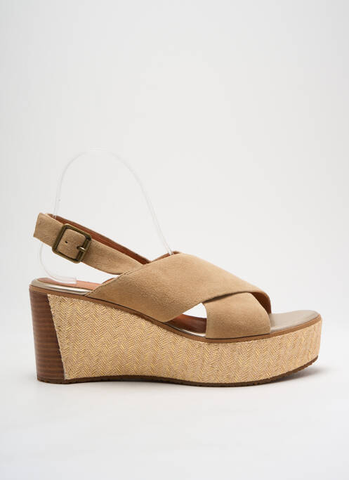 Sandales/Nu pieds beige MAM'ZELLE pour femme