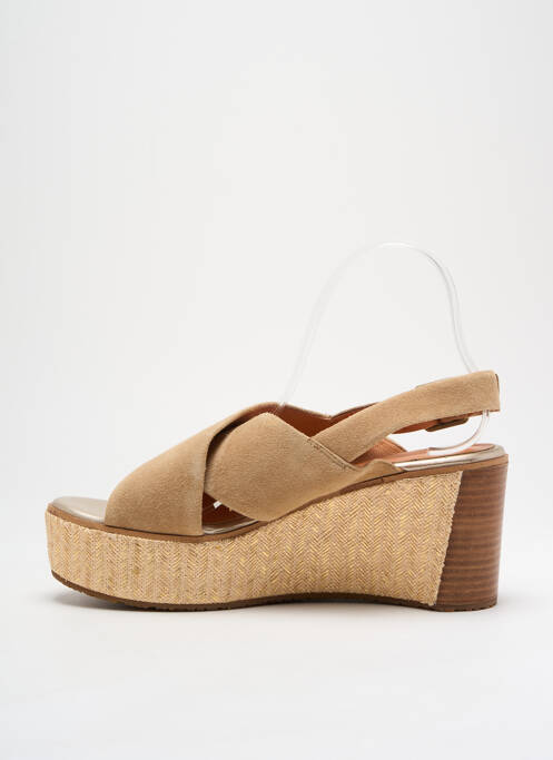 Sandales/Nu pieds beige MAM'ZELLE pour femme