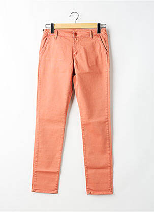 Pantalon chino poches orange LE TEMPS DES CERISES garcon