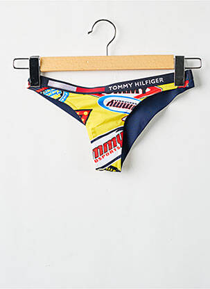 Bas de maillot de bain imprimé fantaisie culotte bleu TOMMY HILFIGER femme
