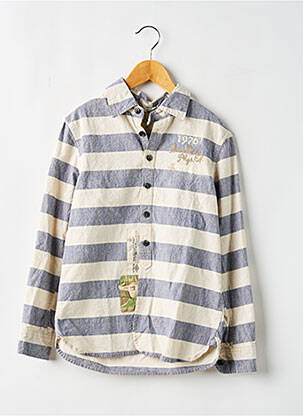 Chemise manches longues manches longues bleu SCOTCH SHRUNK garçon