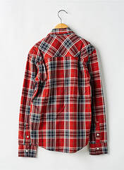 Chemise manches longues rouge KAPORAL pour garçon seconde vue