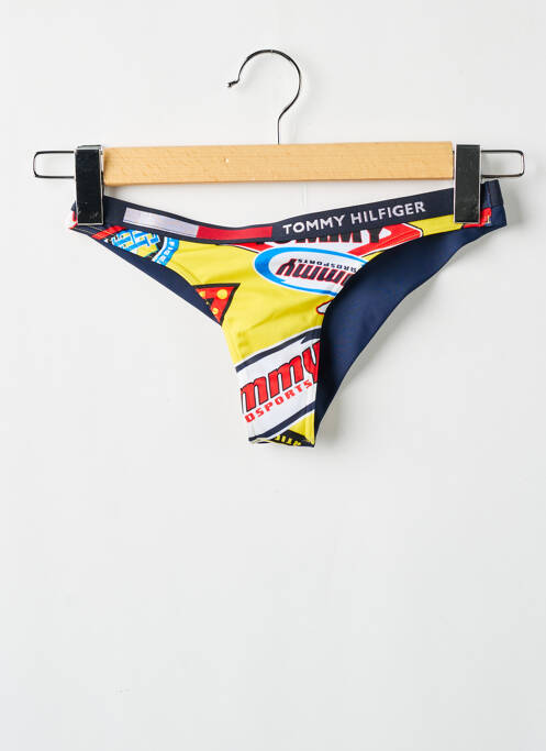 Bas de maillot de bain imprimé fantaisie culotte bleu TOMMY HILFIGER femme