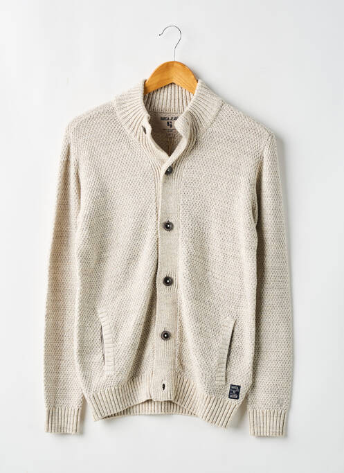 Gilet manches longues gris GARCIA pour garçon