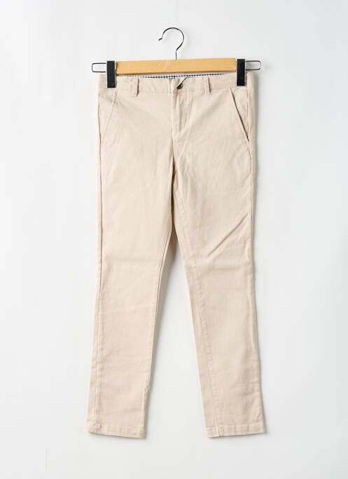 Pantalon slim beige ELEVEN PARIS pour garçon