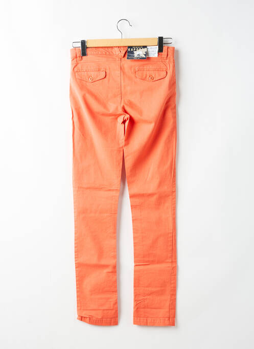 Pantalon slim orange KAPORAL pour garçon