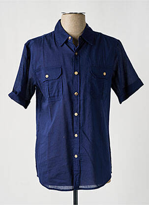 Chemise manches courtes bleu ESPRIT DE LA MER pour homme