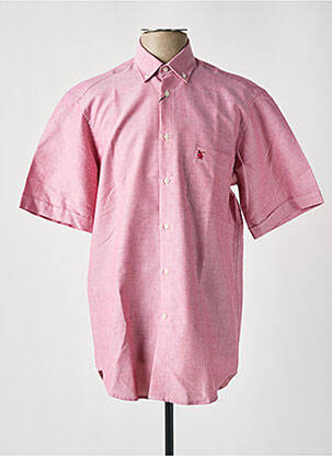 Chemise manches courtes rouge BANDE ORIGINALE pour homme