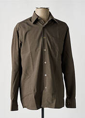 Chemise manches longues marron DARIO BELTRAN pour homme seconde vue