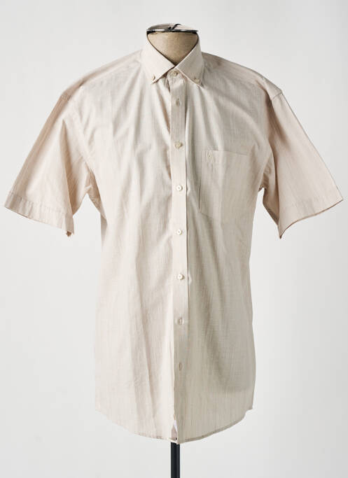 Chemise manches courtes beige BEN GREEN pour homme