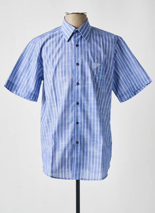 Chemise manches courtes bleu DARIO BELTRAN pour homme