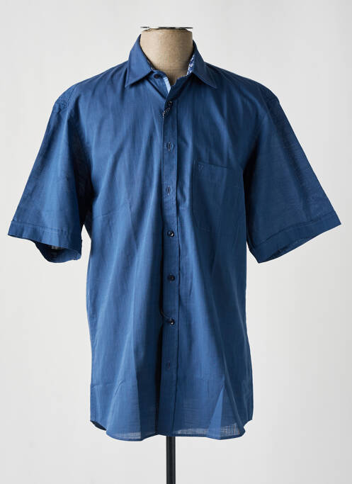 Chemise manches courtes bleu MARVELIS pour homme