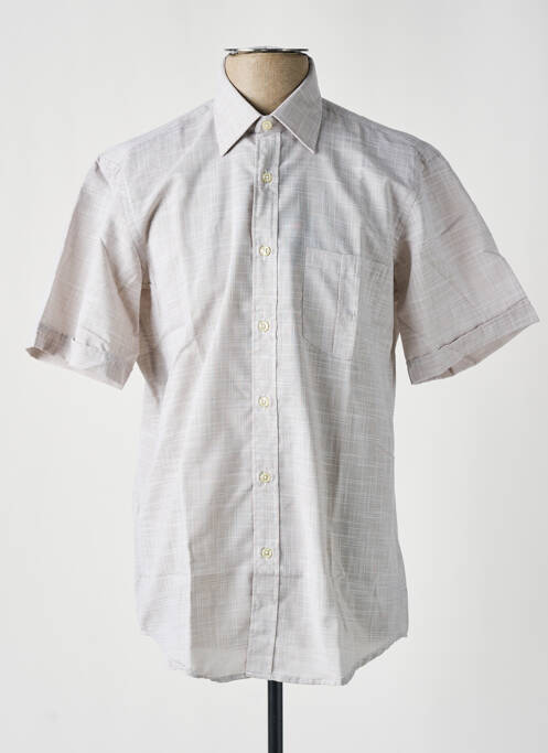 Chemise manches courtes gris DARIO BELTRAN pour homme