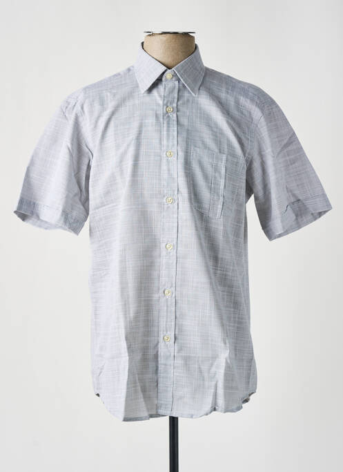 Chemise manches courtes gris DARIO BELTRAN pour homme