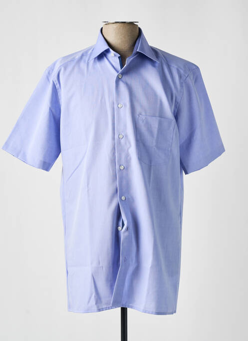 Chemise manches courtes violet MARVELIS pour homme