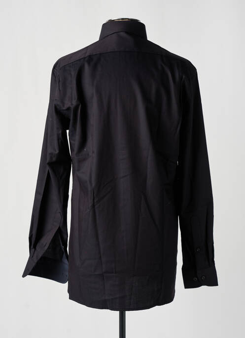 Chemise manches longues noir MARVELIS pour homme