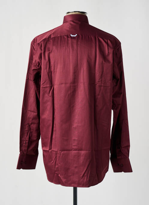 Chemise manches longues rouge IMPACT pour homme