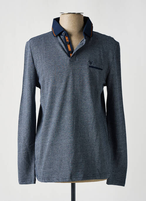 Polo bleu RITCHIE pour homme