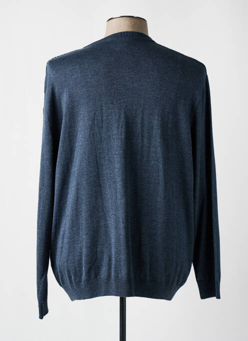 Gilet manches longues bleu PAUL RHODAMEL pour homme