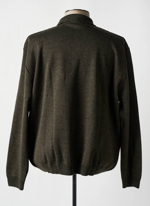 Pull vert PAUL RHODAMEL pour homme