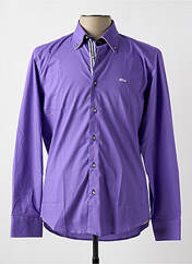 Chemise manches longues violet DARIO BELTRAN pour homme seconde vue