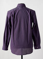 Chemise manches longues violet DARIO BELTRAN pour homme seconde vue